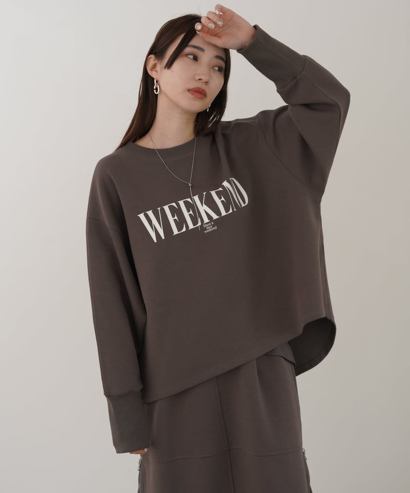 minkchair ミンクチェア WEEKENDダンボールスウェットP/O 35547 本州送