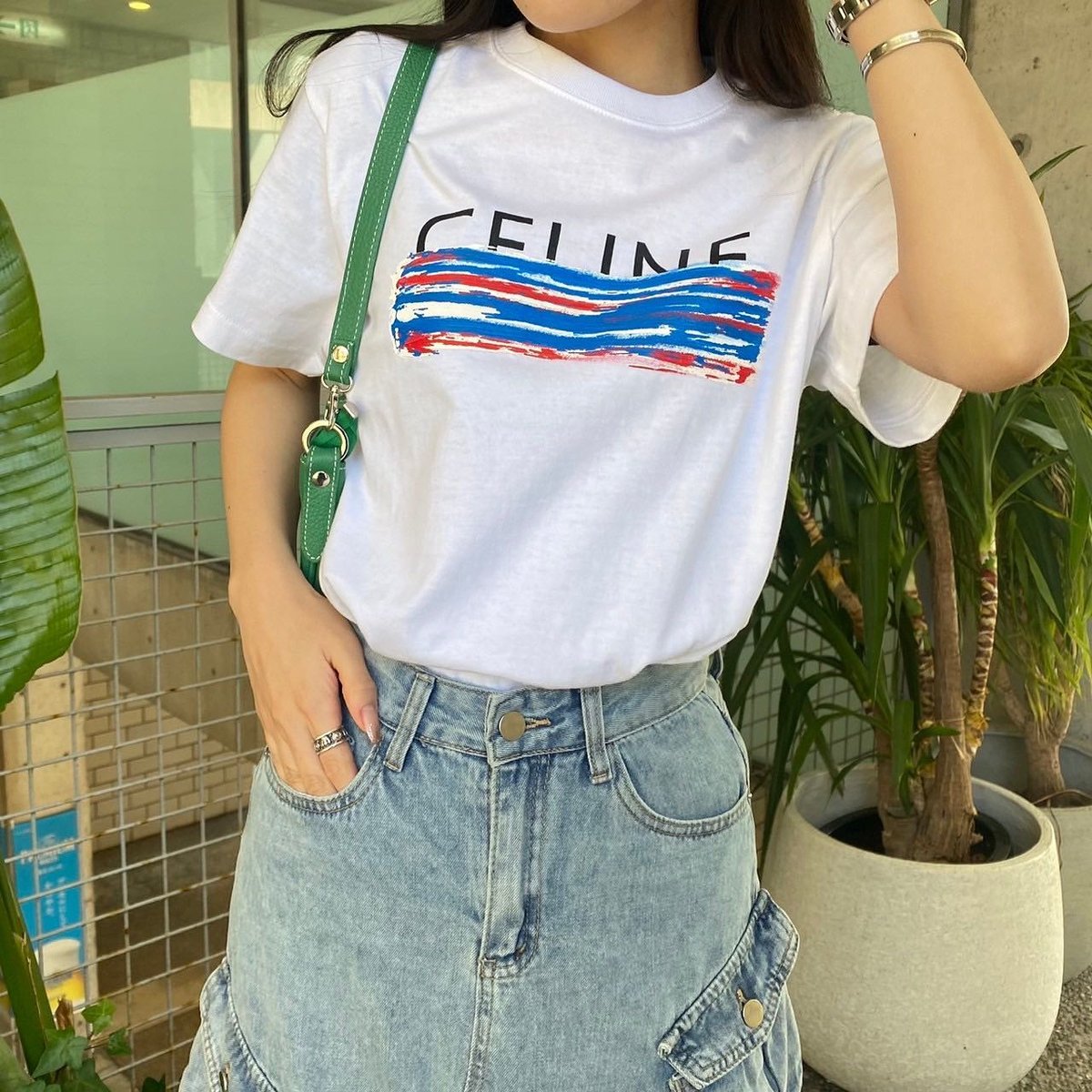 未使用　MICALLE MICALLE　ミカーレミカーレ Tシャツ MAB102TCA 22-4102T WHITE サイズS　定価7590円 C☆LINE ロゴTシャツ MAB102TCA 【送料無料】 | Deargo