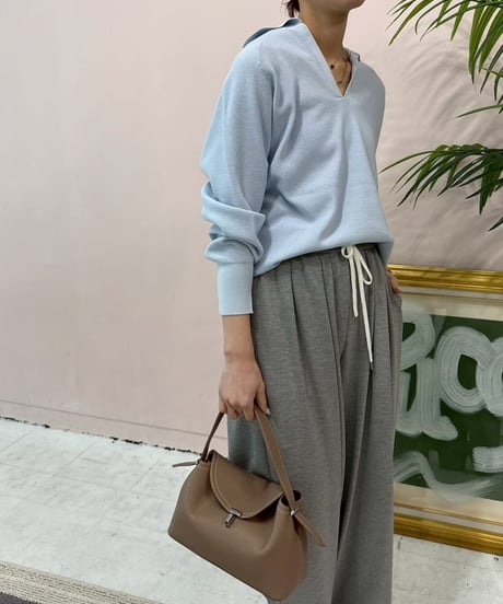 cafune カフネ PASSIONE パシオーネ ROBE　ローブ　waffle knit skipper pullover　615935　2026NEWARIIVAL