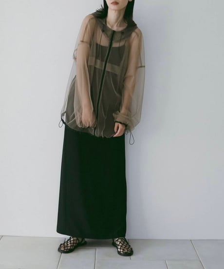 anuke アンヌーク　Tulle Zip Blouzon 62610201送料無料