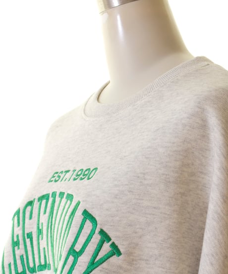 Passione パシオーネ　SGENDARショートトレーナー　ショート丈コットンプルオーバー　446924
