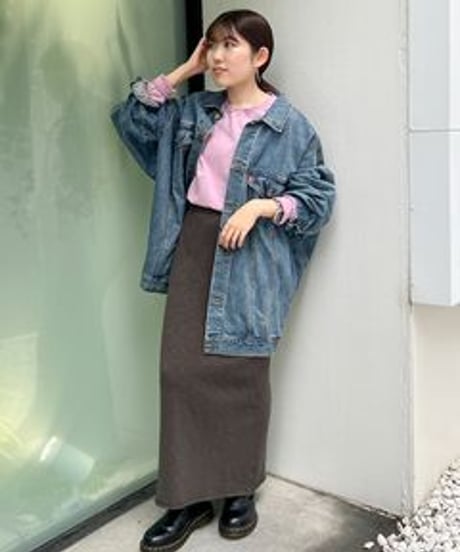 Ungrid (アングリッド) ヴィンテージウォッシュロゴロングスリーブTee 1125127131