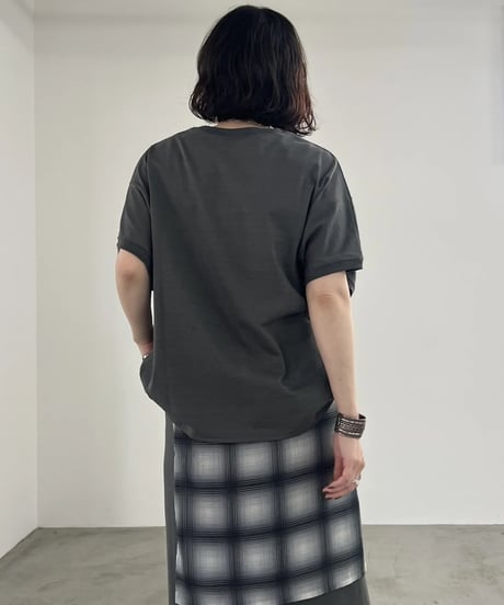 minkchair　ミンクチェアー　FOSI. フォーシ 2WAYロゴプリントTシャツ　F3310 (2026NEWARIIVAL)