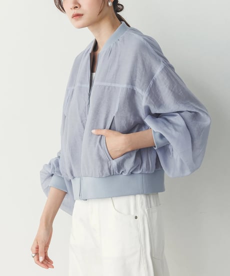 SHEER×PUNCH BLOUSON