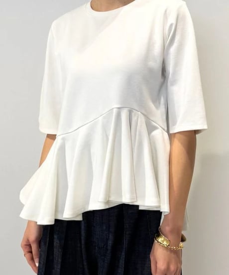 Mewl　ミュール　CHIGNON　シニヨン　アシメペプラムTOPS 　M262-88057