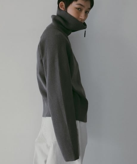 anuke アンヌーク  Zip Rib Knit 62610504 本州送料無料！2026NEWARIIVAL