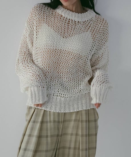 anuke アンヌーク　Tapeyarn Loose Knit　62610508 本州送料無料