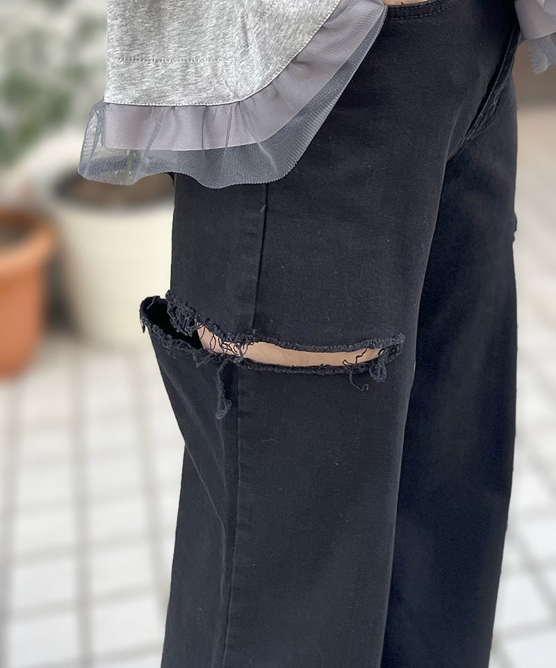 INDIMARK インディマーク スラッシュワイドデニム WJ186 | Deargo