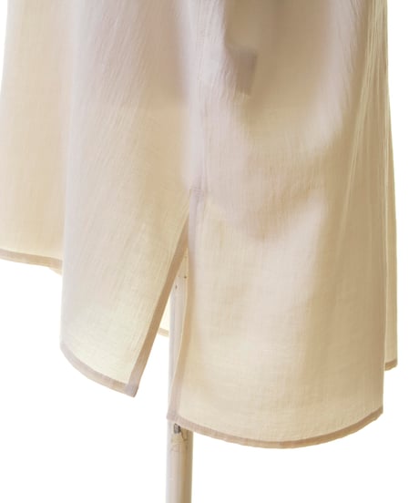 cafune カフネ PASSIONE パシオーネ ROBE　ローブ楊柳素材スキッパーシャツ　435913
