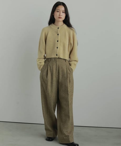 anuke アンヌーク　Check Tuck Pants　62520707