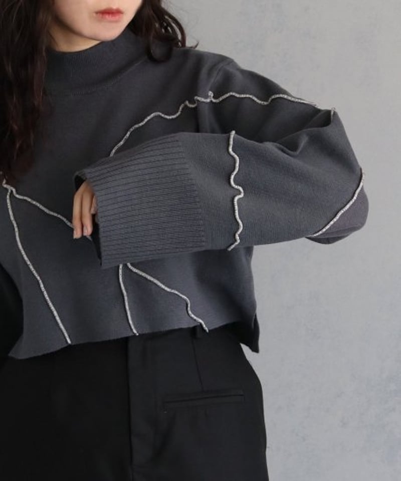 &g'aime アンジェム RANDOM MELLOW KNIT TOPS/986-65008 &g'aime アンジェム RANDOM MELLOW KNIT TOPS/986-65008