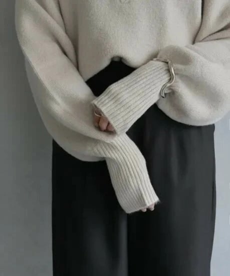 &g'aime アンジェム ポロハーフジップニット　　986-67014