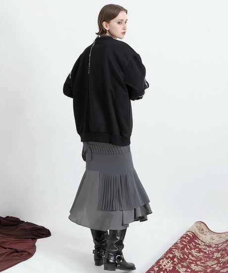 AULA AILA　アウラアイラ　ステッチデザインプルオーバー　STITCH DESIGN PULLOVER　1253-08027　本州送料無料！