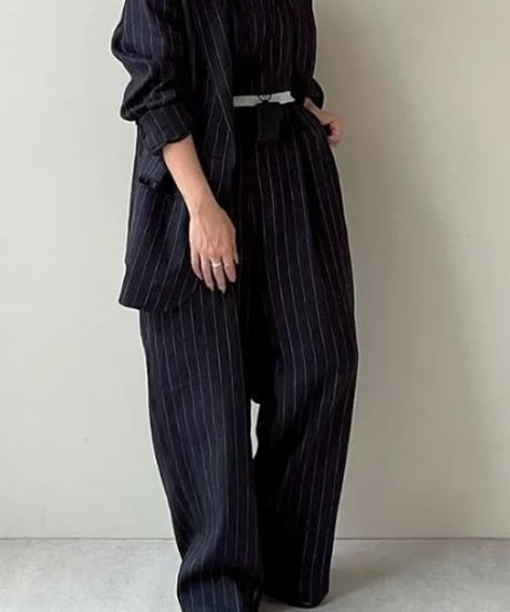 anuke アンヌーク Linen Tuck Pants 62610706 本州送料無料！3月中旬～4月中旬発送予定