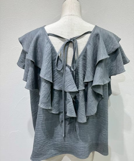 CYAN TOKYO　シアン トウキョウ　レイヤーフリルフレンチTOPS 601481