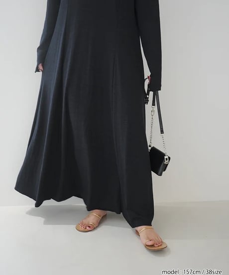 YENN イエン　SLUB FLARE DRESS　Y254-51135　本州送料無料！予約