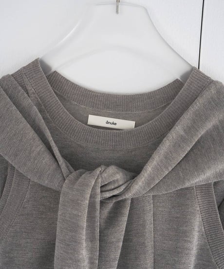 anuke アンヌーク　Highgauge Sheer Cardigan　62610522