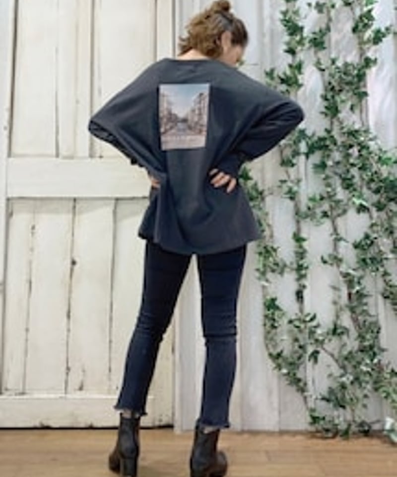 Ungrid ブラックフレイドヘムストスリ ブラック Ungrid フレイドヘム  