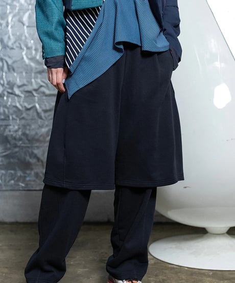 AULA AILA　アウラアイラ　レイヤードハーフパンツ LAYERED HALF PANTS 1261-06030 2026NEWARIIVAL