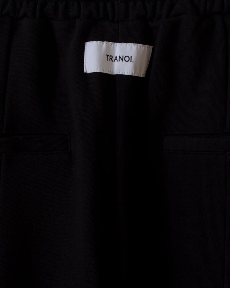 トラノイ TRANOI. 2way slit sweat pants ツーウェイスリット