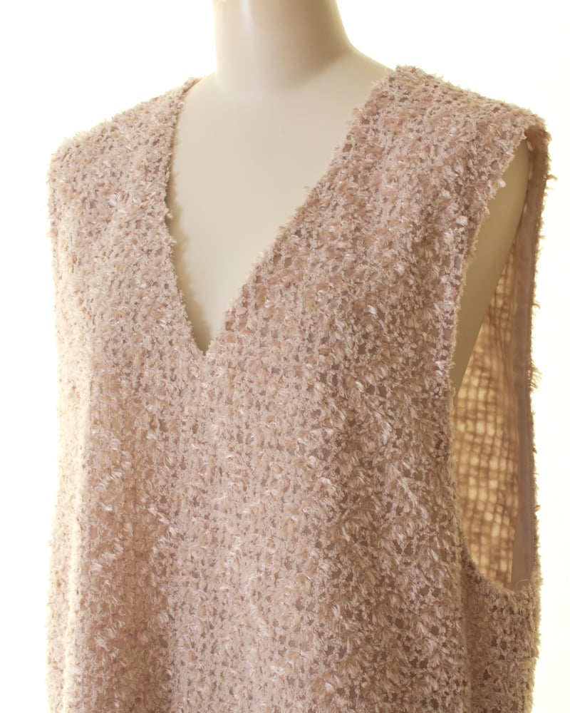 Cafune カフネ フェザーベスト feather vest545915 本州送料無料！