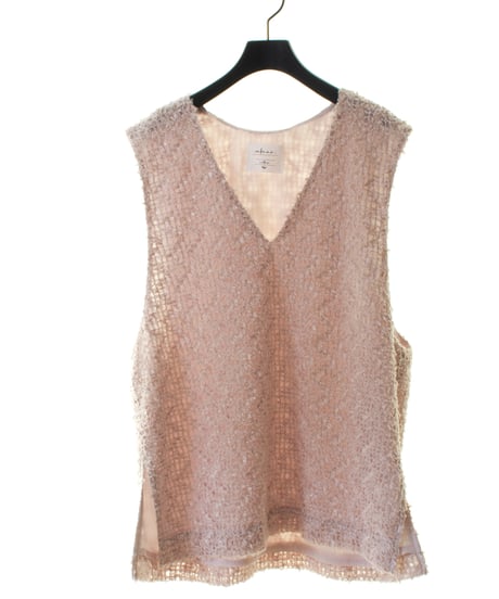 Cafune　カフネ　フェザーベスト  feather vest545915 本州送料無料！