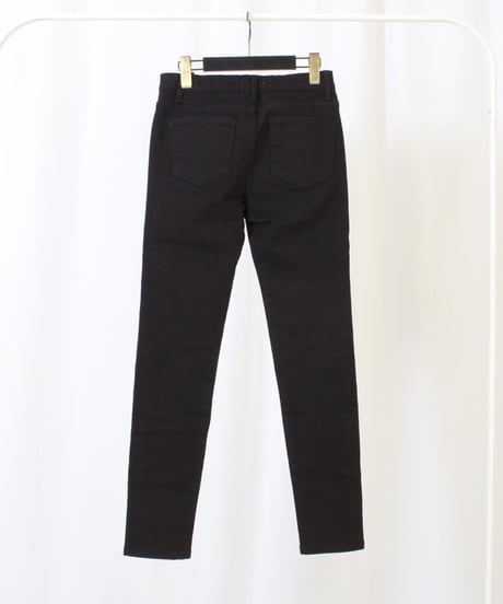 INDIMARK　インディマーク　ブラックストレッチスキニーパンツ　WJ041