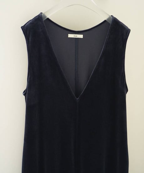 anuke アンヌーク　Velour Vneck Combinaison　62610313