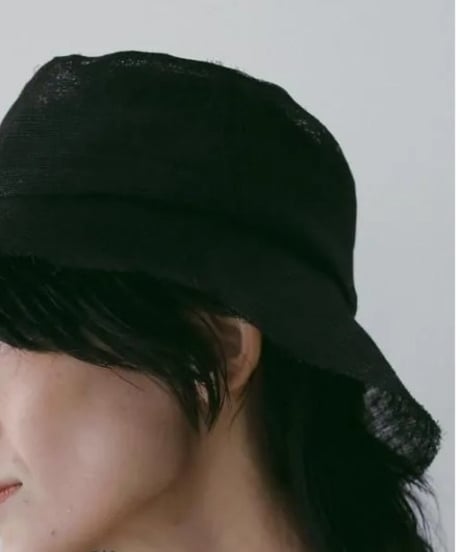 anuke アンヌーク Cutoff Sheer Hat　62611012　4月頃発送