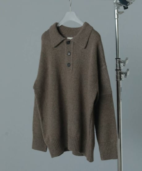 anuke アンヌーク　Wool Polo Knit　62520504 SALE