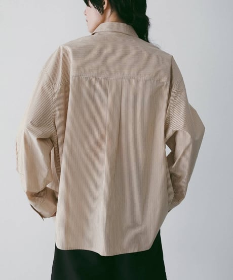 anuke アンヌーク　Stripe Over Shirts　62610401　本州送料無料