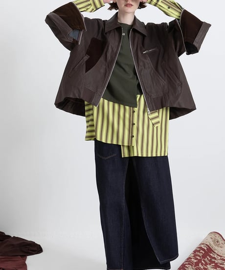 AULA AILA　アウラアイラ　バルーンヘムブルゾン BALLOON HEM BLOUSON 1253-02014 本州送料無料！
