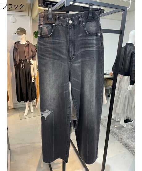 cafune カフネ PASSIONE パシオーネ ROBE　ローブvintage crash wide denim