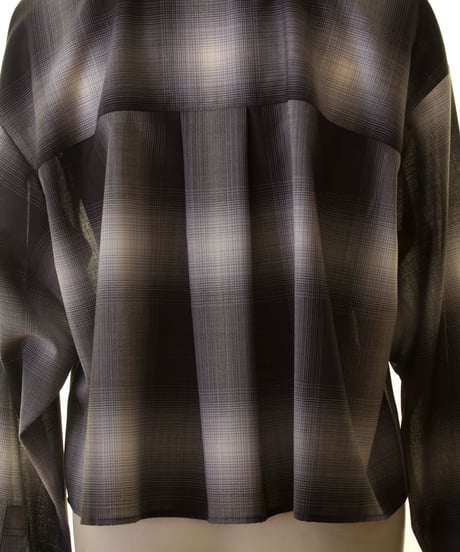 PASSIONE パシオーネ ROBE　ローブ　ショート丈チェックシャツ　616961　2026NEWARIIVAL