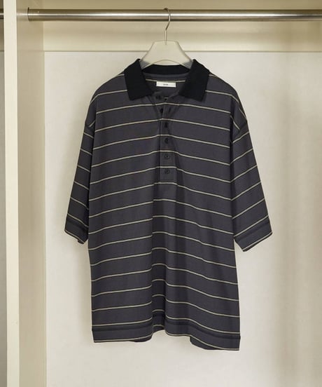 anuke アンヌーク　Border Loose Polotops　62620613