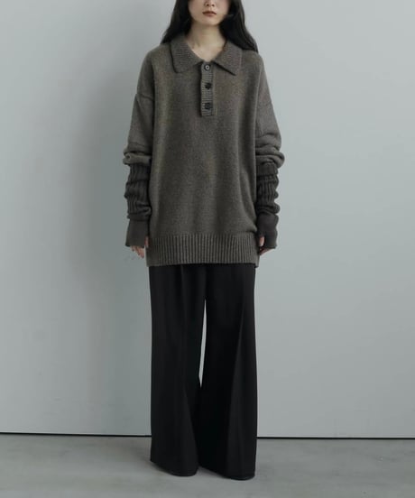 anuke アンヌーク　Wool Polo Knit　62520504 SALE