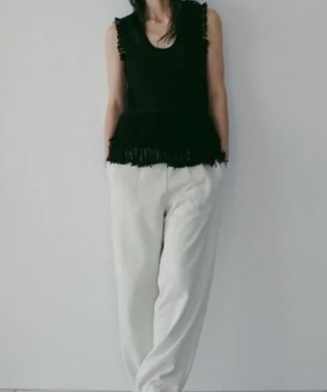 anuke アンヌーク Fringe Knit Tanktop 62610510 本州送料無料！3月中旬～4月中旬発送予定