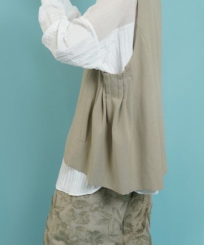 CYAN TOKYO シアン トウキョウ アームプリーツリネンジレ（510311