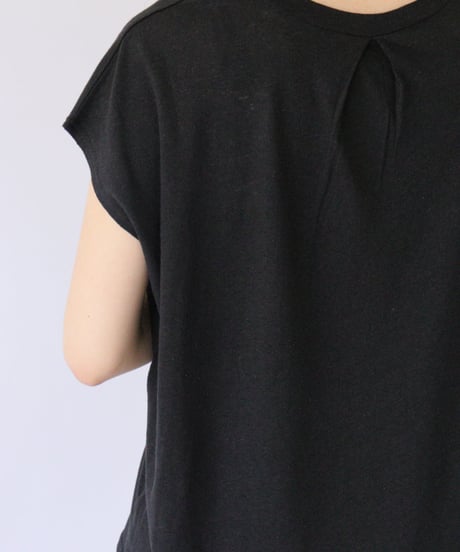 ACUTA　アクータ コットンリネンロゴTシャツ 10076836