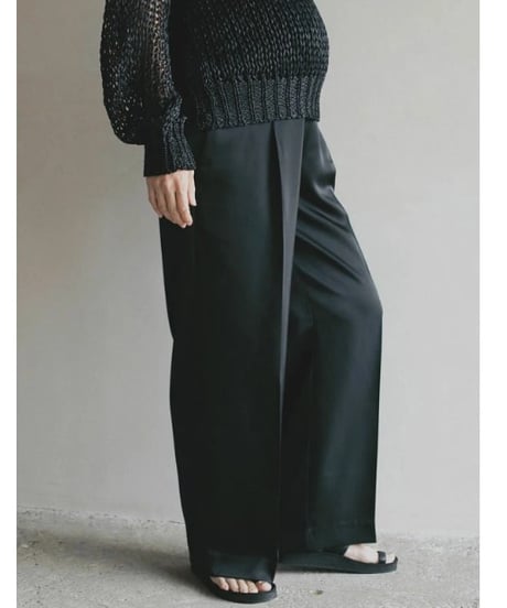 anuke アンヌーク Reha. Satin Wide Pants  72610701 2026NEWARIIVAL