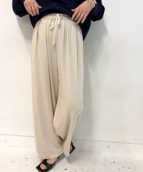 cafune カフネ PASSIONE パシオーネ ROBE　ローブ レーヨンポンチイージーパンツ　rayon ponte easy pants 615616 2026NEWARIIVAL