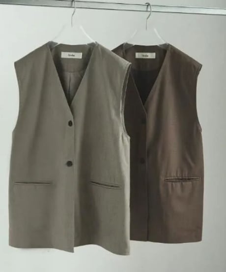 anuke アンヌーク Vneck Stitch Vest　ベスト 62520112