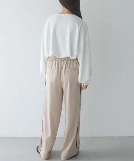 Buyer Select 　バイヤーズセレクト サイドライン サテンパンツ