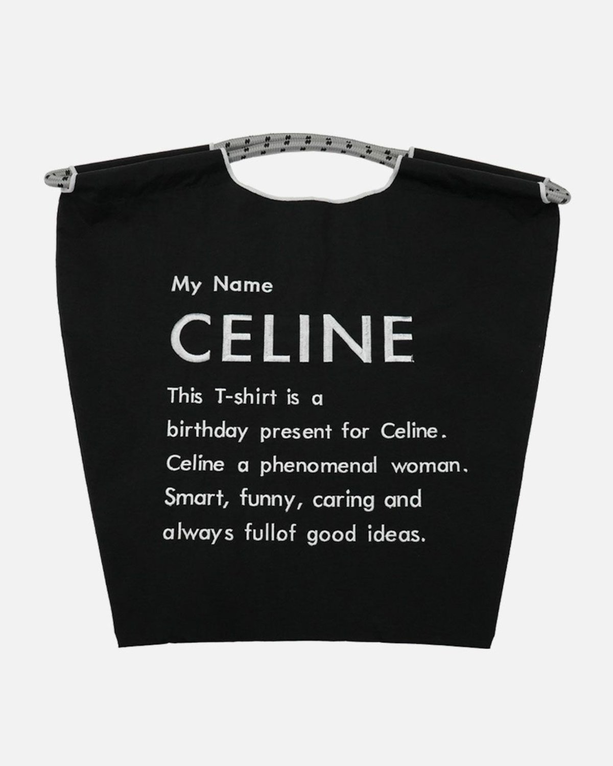 【Account PARIS】MY NAME CE TOTE BAG ◇ブラック MY NAME CE TOTE BAG | Account 公式オンラインショップ
