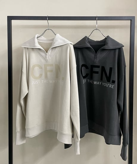 cafune カフネ PASSIONE パシオーネ ROBE　ローブ　CFN.ロゴジップアップスウェット　435965