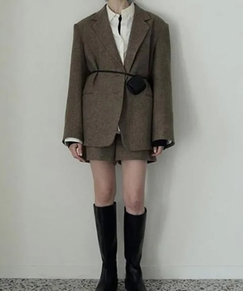 ànuke アンヌーク　Herringbone Short Pants 新品 ▪︎new item◾︎ anuke Herringbone Short Pants ¥14,300-(tax in