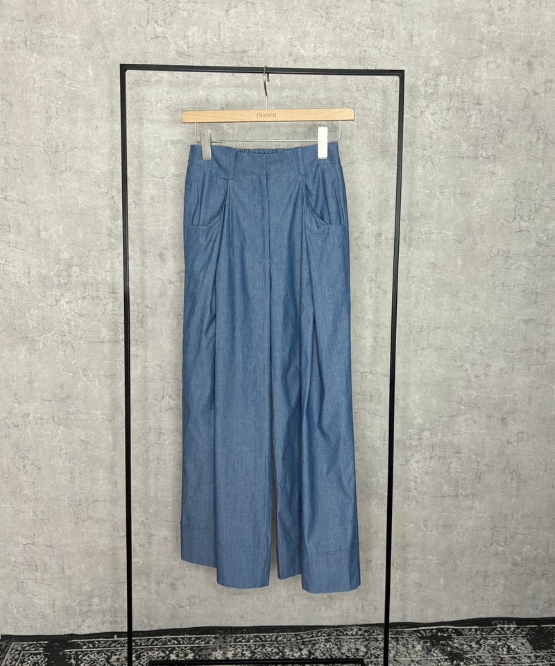 TRANOI. トラノイ デニムタックパンツ 231J520 | Deargo