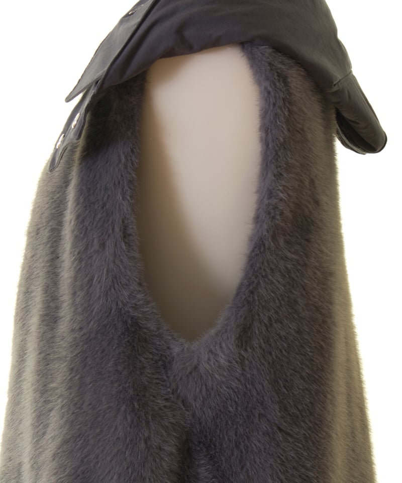 マリマリ　　 ウールリング フードベスト JOURNAL STANDARD LUXE（ジャーナルスタンダード ラックス）の「ウール