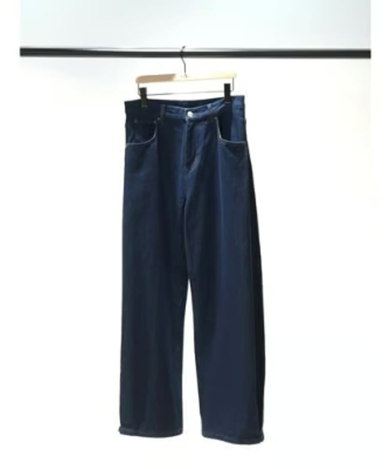 YENN イエン SIDE PLEATED DENIM | Deargo