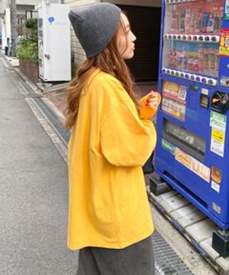 Ungrid (アングリッド) ヴィンテージウォッシュロゴロングスリーブTee 1125127131